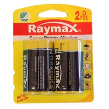 BATTERI ALKALISK 1,5V D LR20 - 2STK