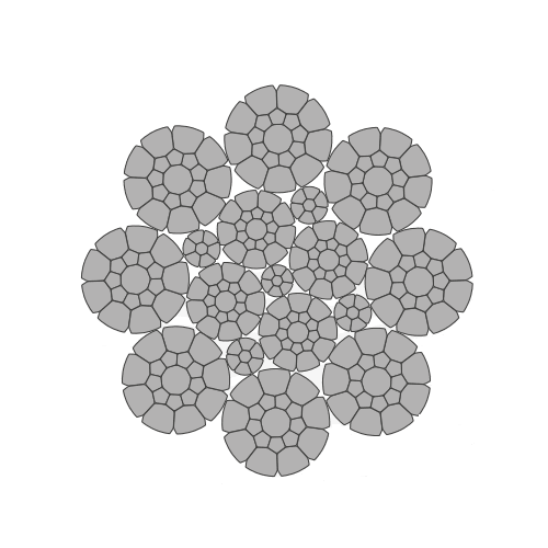 Steel wire rope, 9mm - Python Compac 8, galvanized, RHLL, 2160 N/mm²