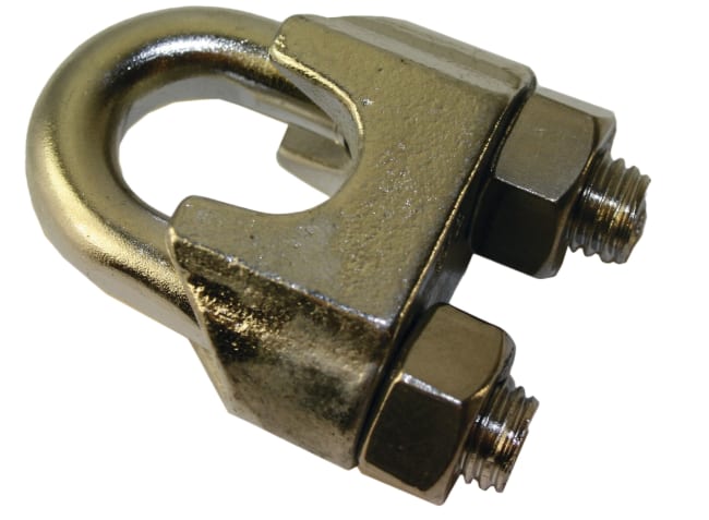 Wireklemme - U-bolt, rustfritt syrefast stål AISI 316, DIN 741