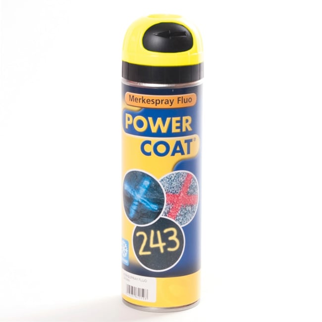 Power coat Merkespray Fluo, Yellow