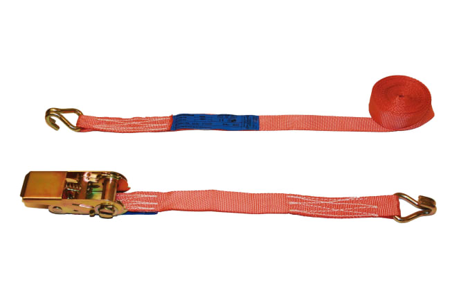 Lashing belt with hooks