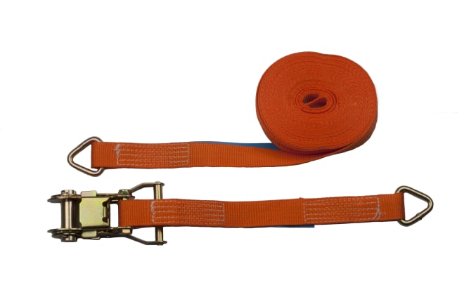 Lashing belt with D-rings