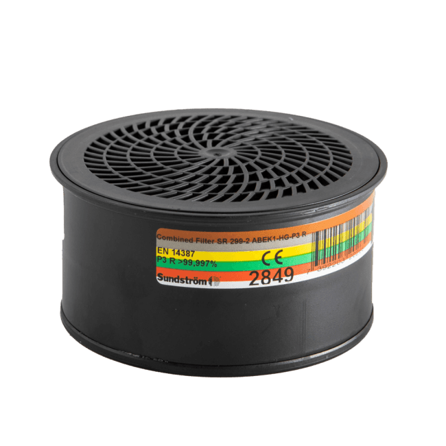Filter - Sundström SR 299-2 ABEK1-HG-P3, 3 stk