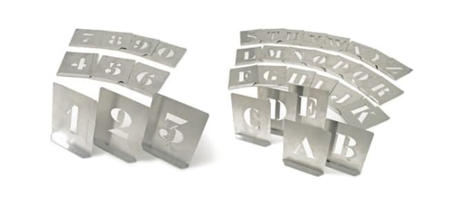 Stencil set for painting - Kennedy