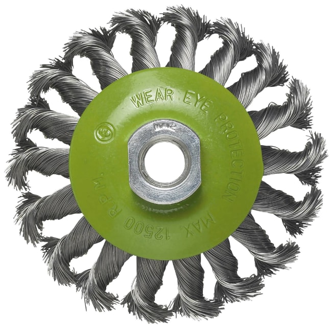 Twisted knot brush, M14, 100mm