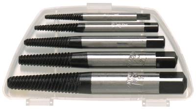 Screw extractor set M3-24, 6 pcs