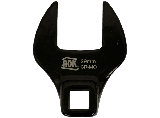 1/2" Crowfoot wrench, open ended, impact
