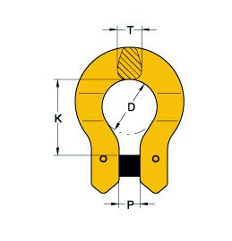 Coupling link, Omega - YOKE YO