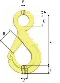 Safety eye hook - Gunnebo GrabiQ OBK