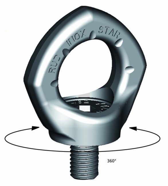 Eye bolt - RUD INOX-STAR, metrical threads