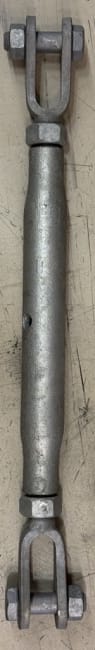 Turnbuckle jaw/jaw, galvanized - ANJA 401