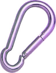 Snap hook, stainless steel AISI 316