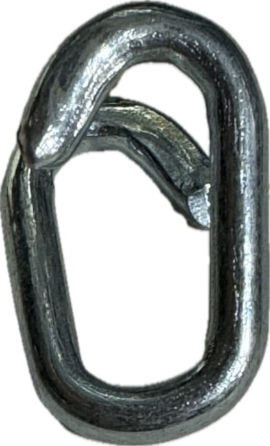 Connecting link for chain, galvanized
