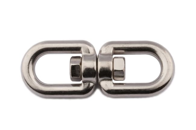 Swivel, eye/eye AISI 316