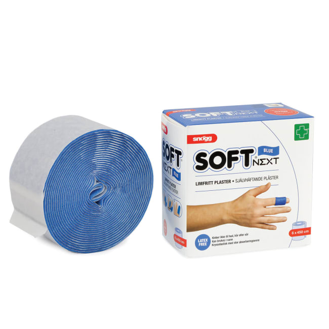 Plaster, blå - Snögg soft next