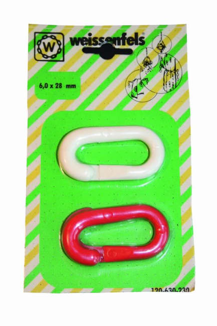 Extension joint for plastic chain