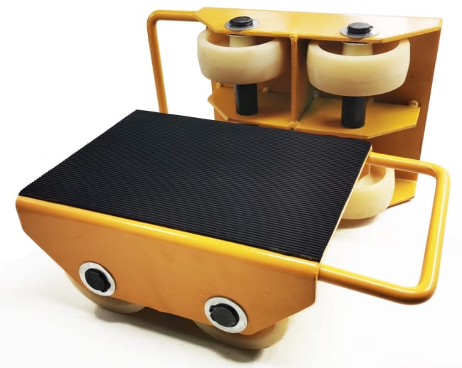 Godsruller med nylonhjul