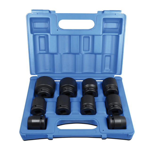 Impact socket set 3/4" - 10 pcs