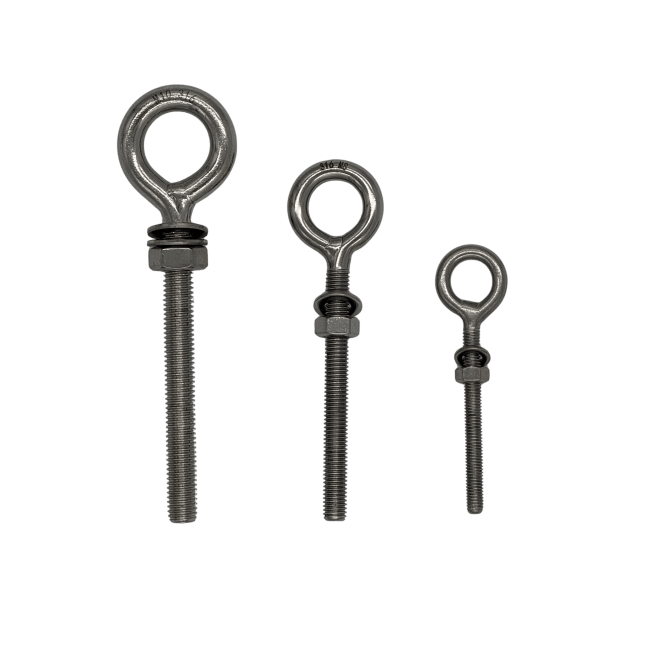 Eyebolt, stainless steel AISI 304