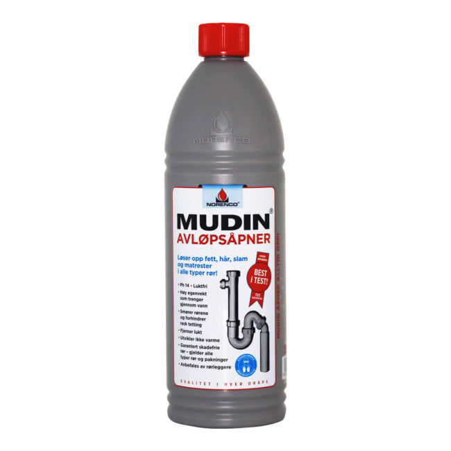 Avløpsåpner - Mudin®, 1L