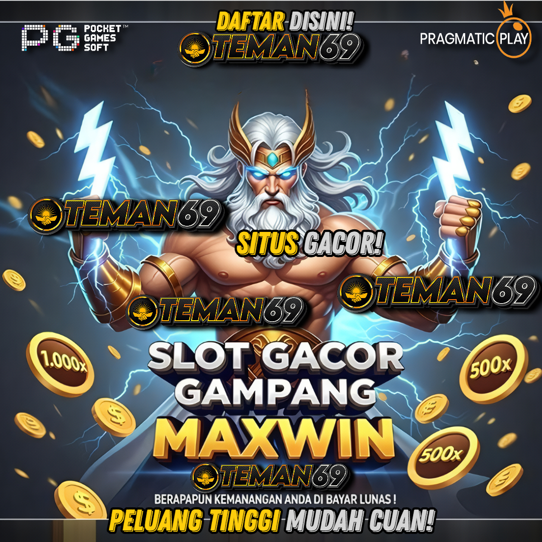 TEMAN69: Situs Resmi Slot Gacor Gampang Menang Agen Slot 88 Online Terbaik image 1