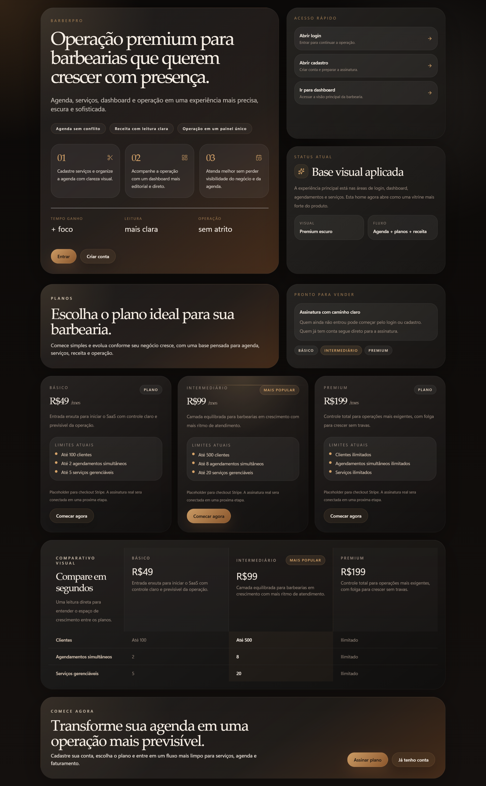 BarberPro - Gestão de Barbearias com Agendamento Online