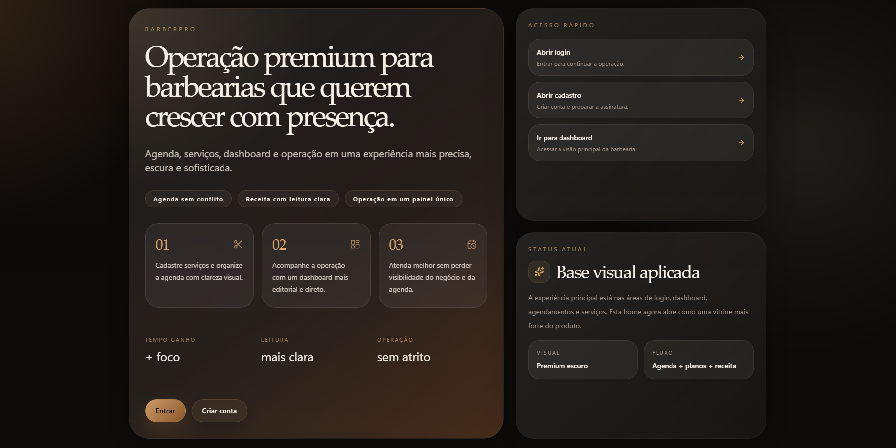 BarberPro - Gestão de Barbearias com Agendamento Online