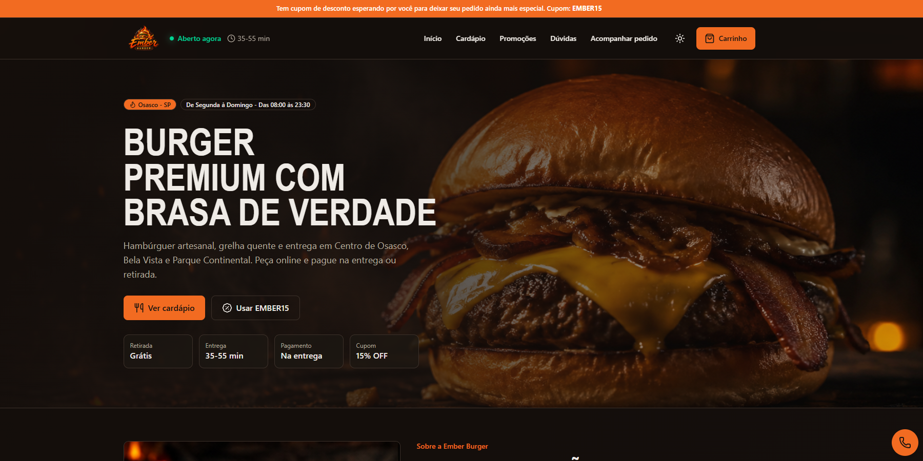 Ember Burguer - Hamburgueria Artesanal