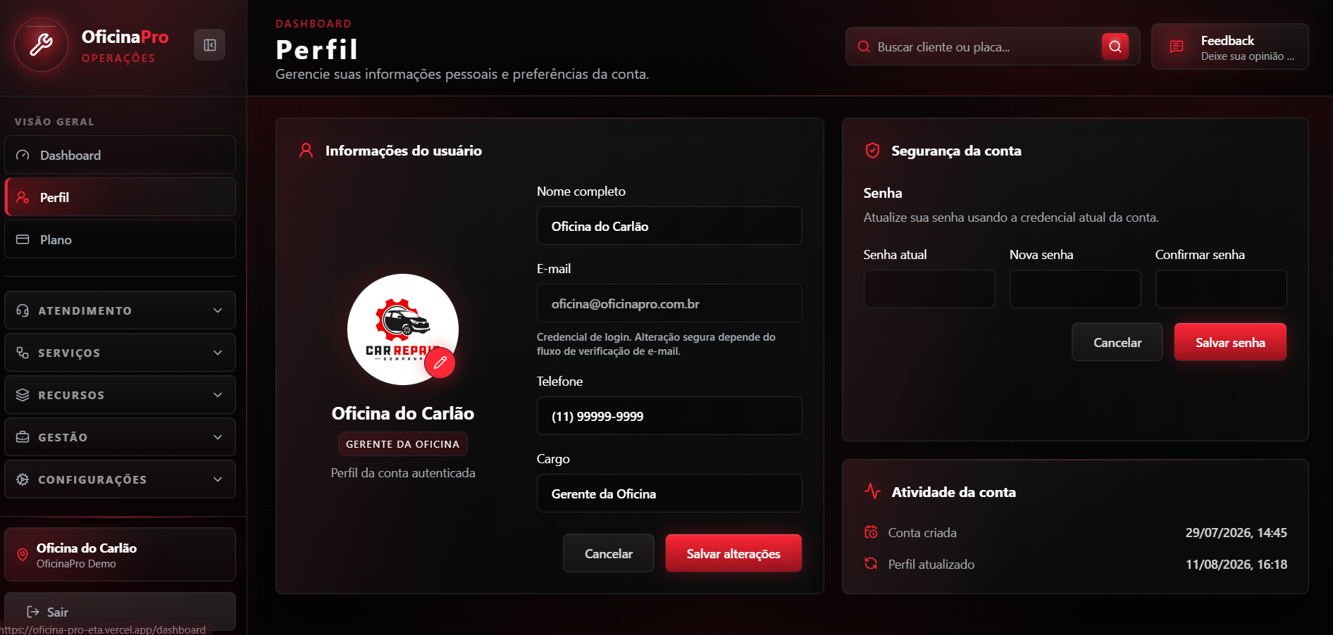 OficinaPro - Gestão premium para oficinas mecânicas - Thumbnail 2