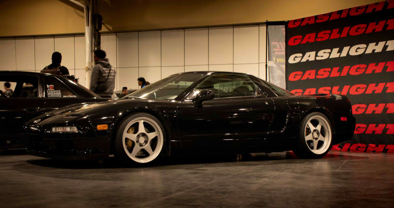 Black Honda NSX at IE event