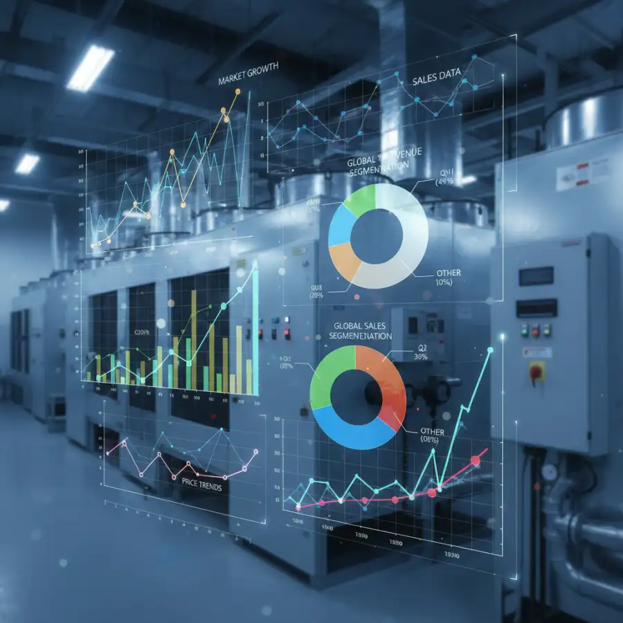 HVAC systems being installed