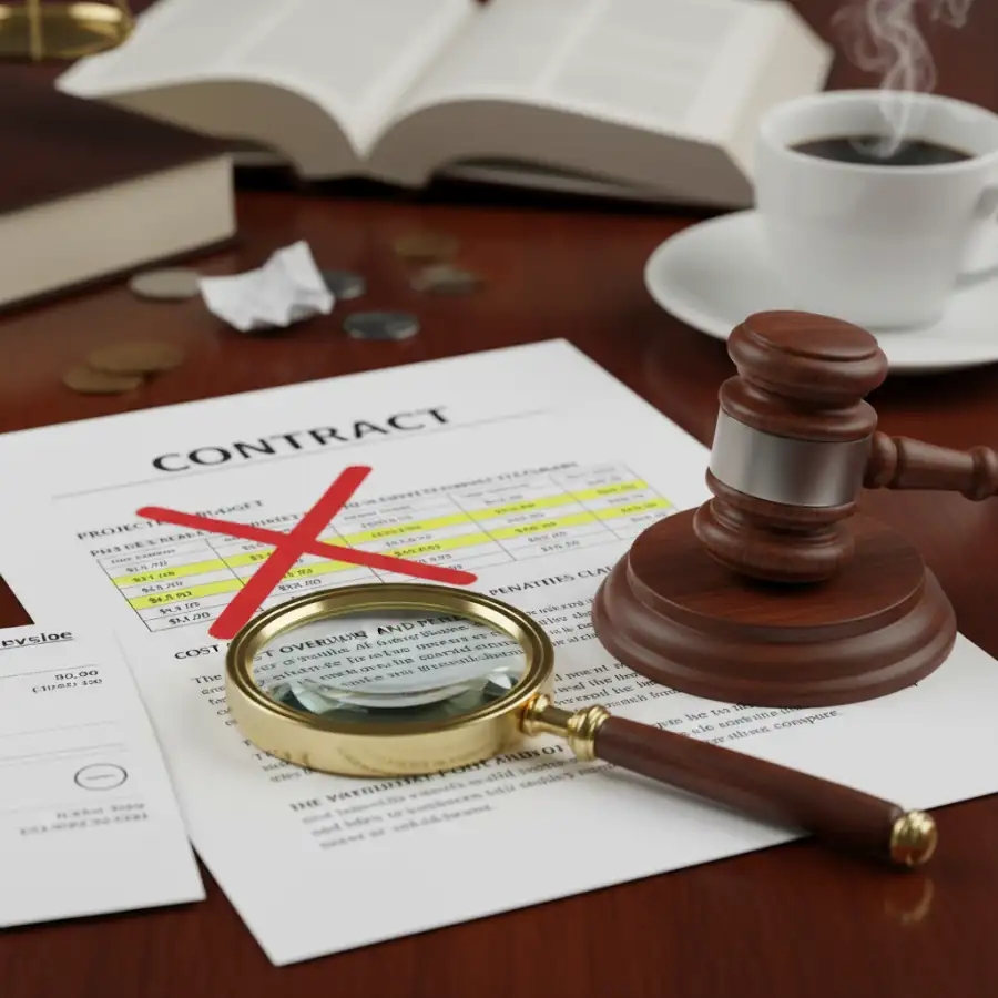 An HVAC technician inspecting a unit