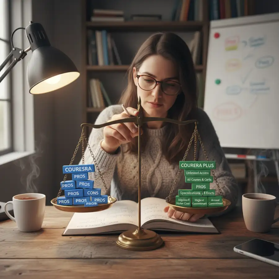 Coursera Certificate on a Laptop Screen