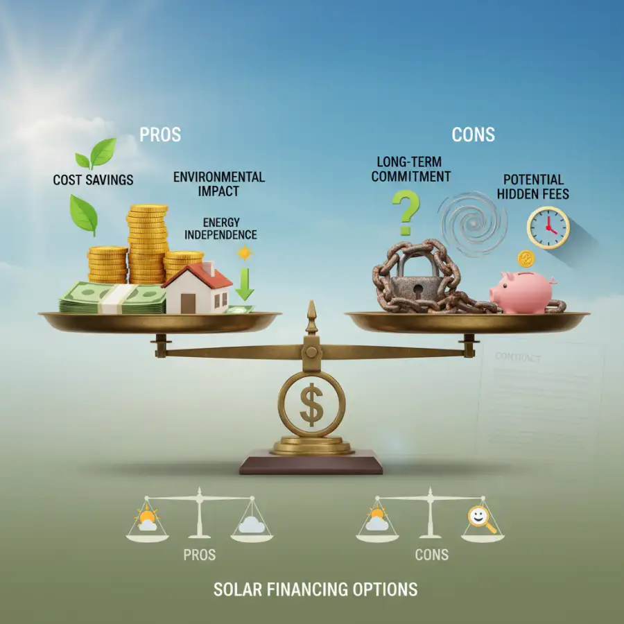 Solar panels on a house