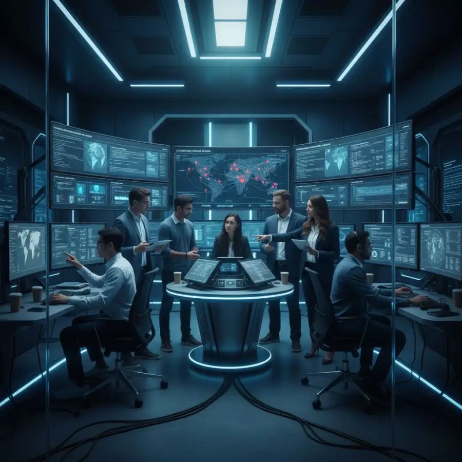 Cybersecurity concepts illustrated with a puzzle piece