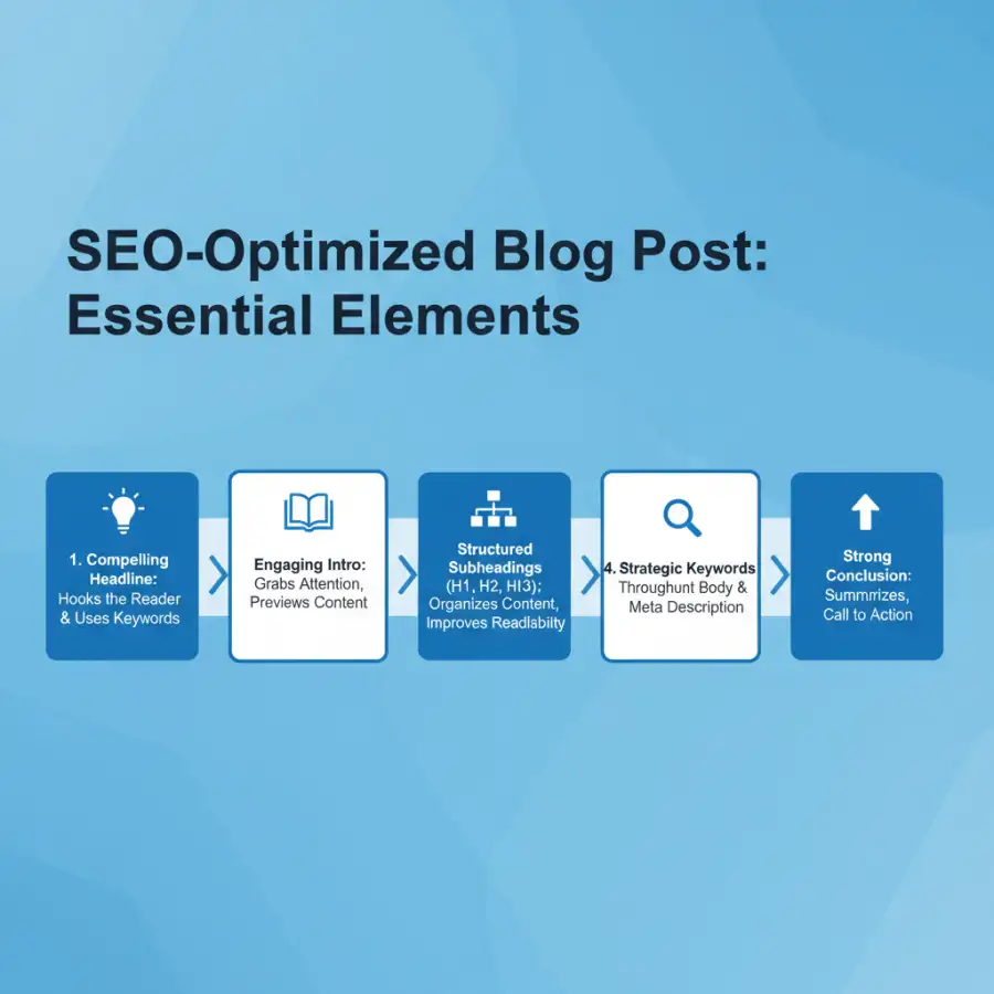 رجل يكتب مقال مدونة على جهاز الكمبيوتر