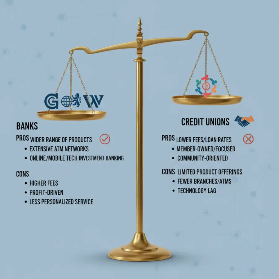Chase Bank vs Your Local Credit Union