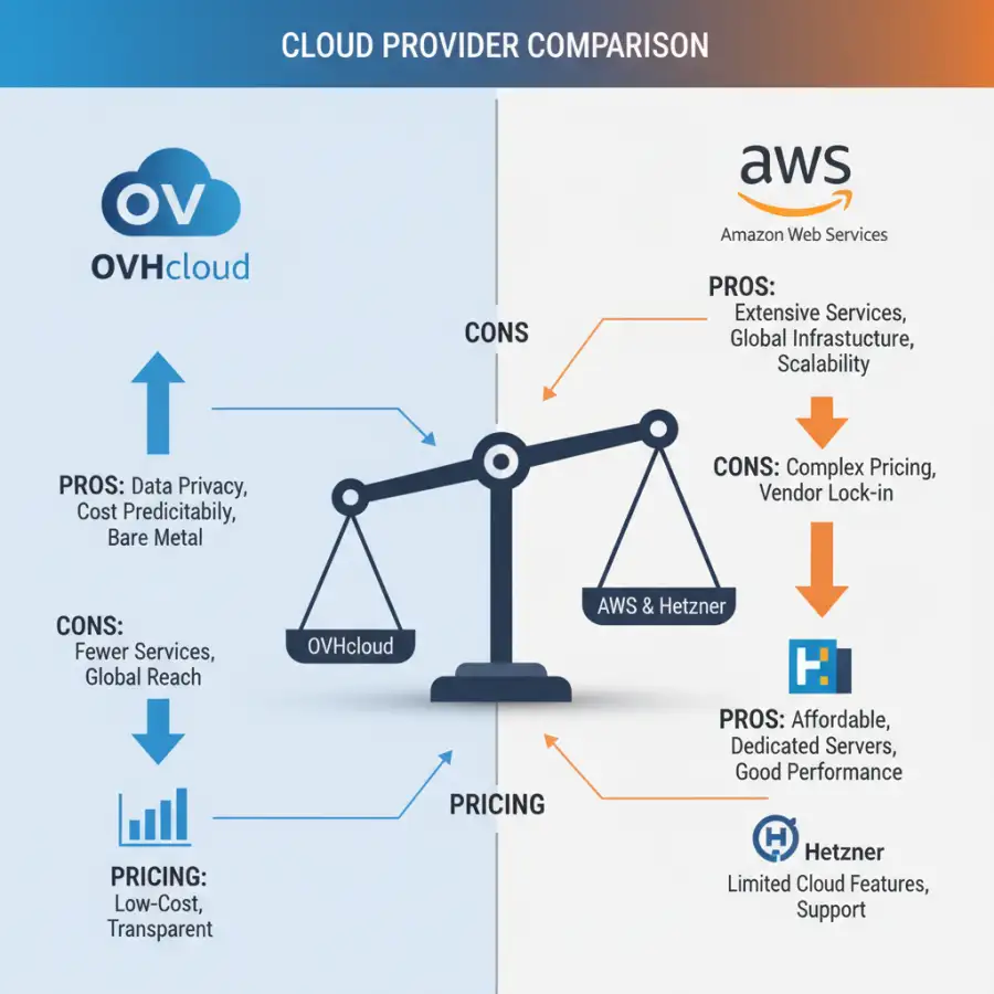 OVHcloud data center servers