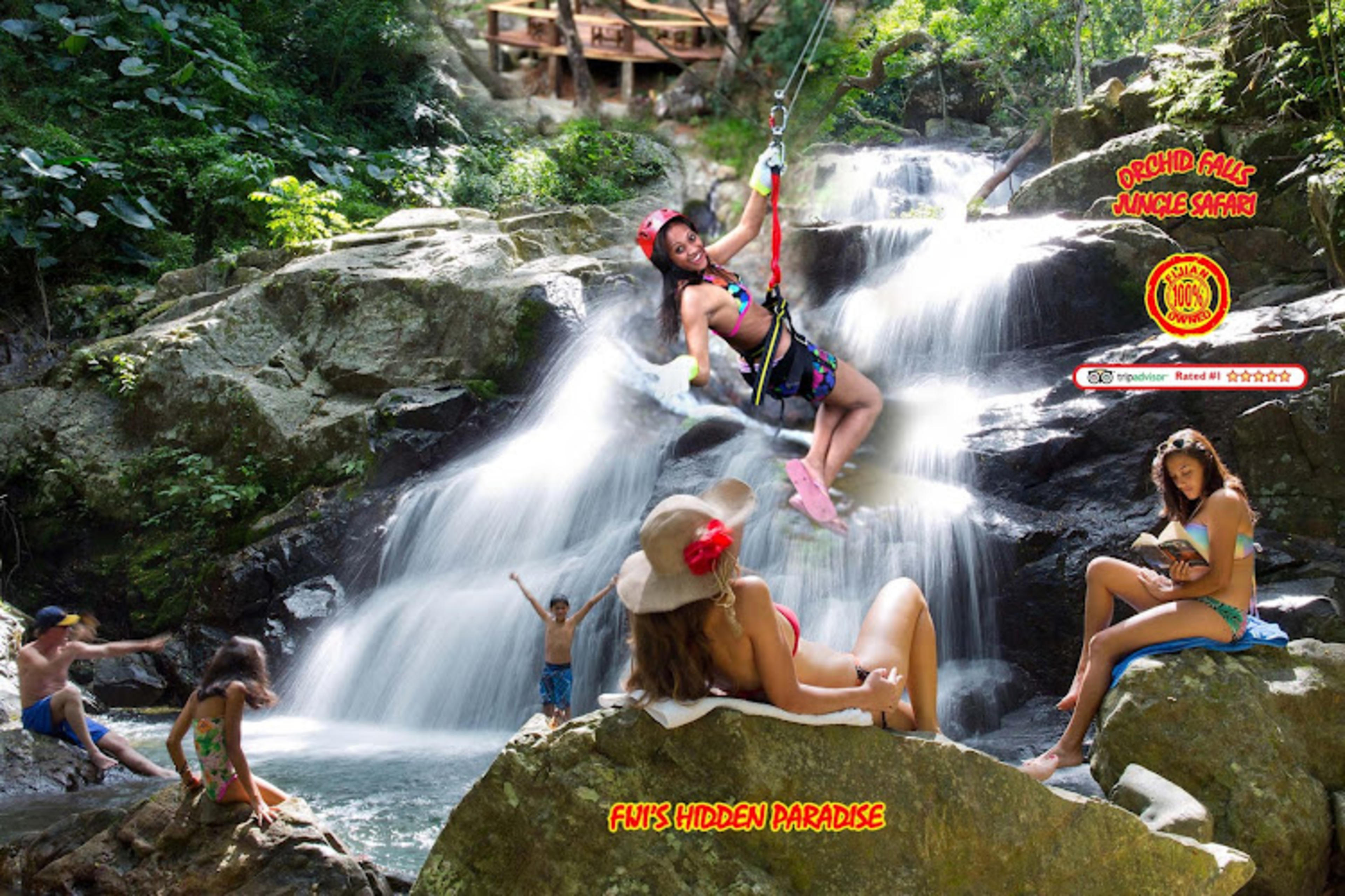 Sleeping Giant Zipline, Orchid Falls & Jungle Safari