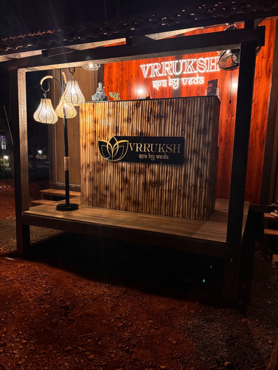 Veda Tadoba Sanctuary organic teakwood forest design and sound treatment baths