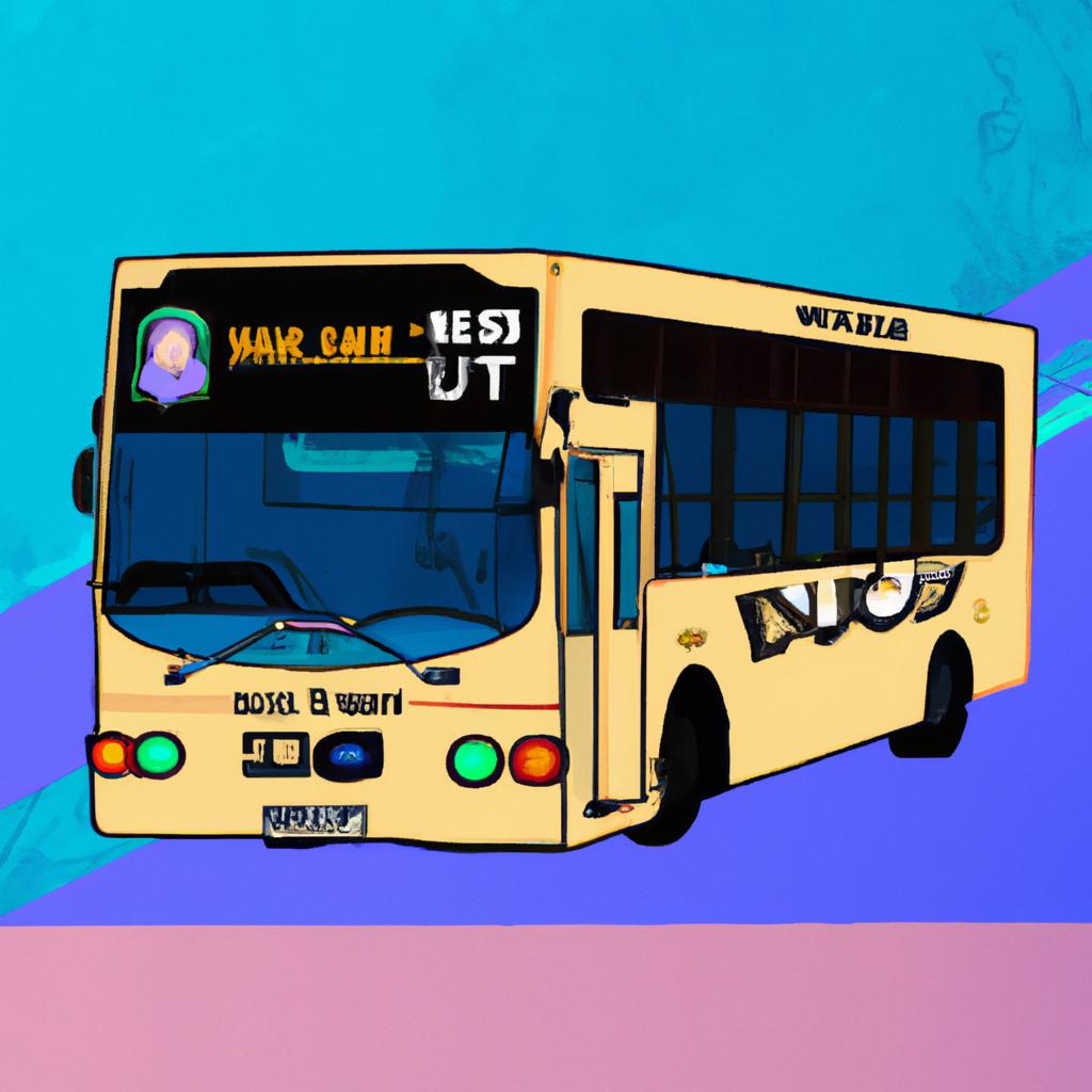 Cre8AI.art Generated art for 'An Anime Style version of Dublin Bus'