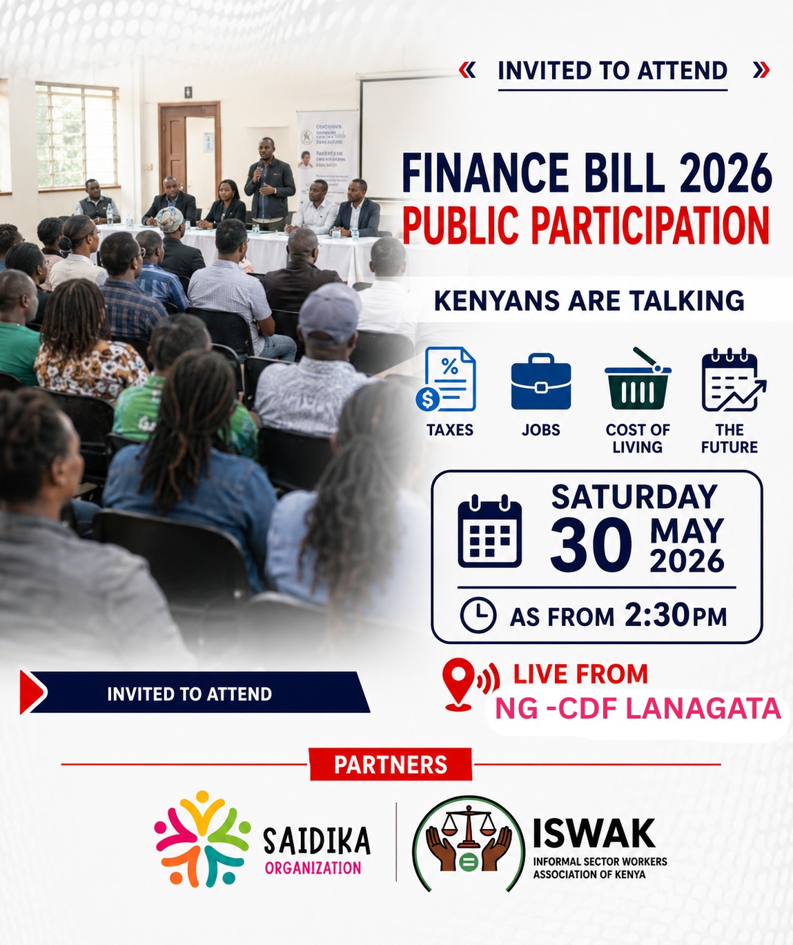 Public Participation Forum on Finance Bill 2026
