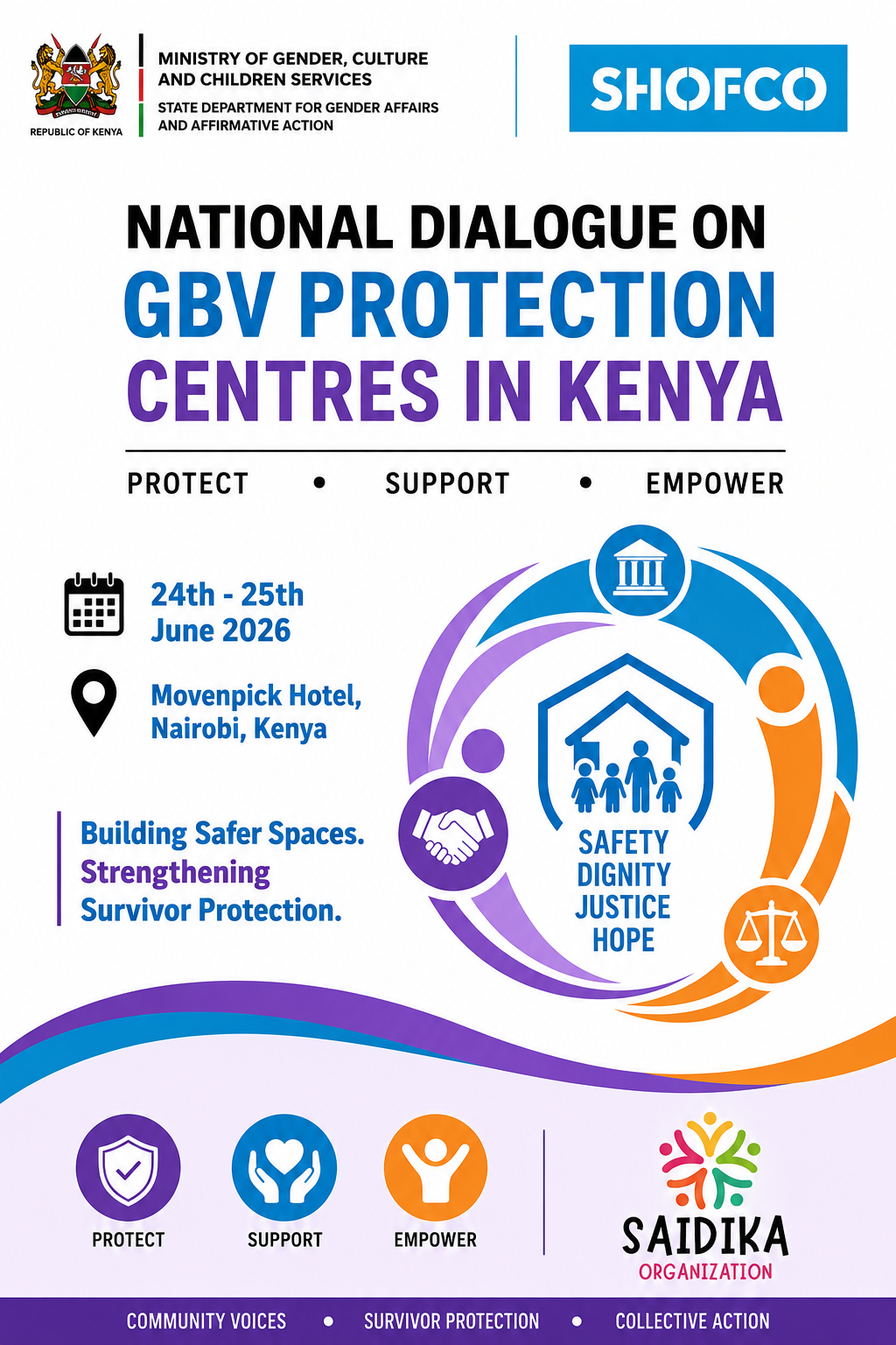 National Dialogue on GBV Protection Centres in Kenya