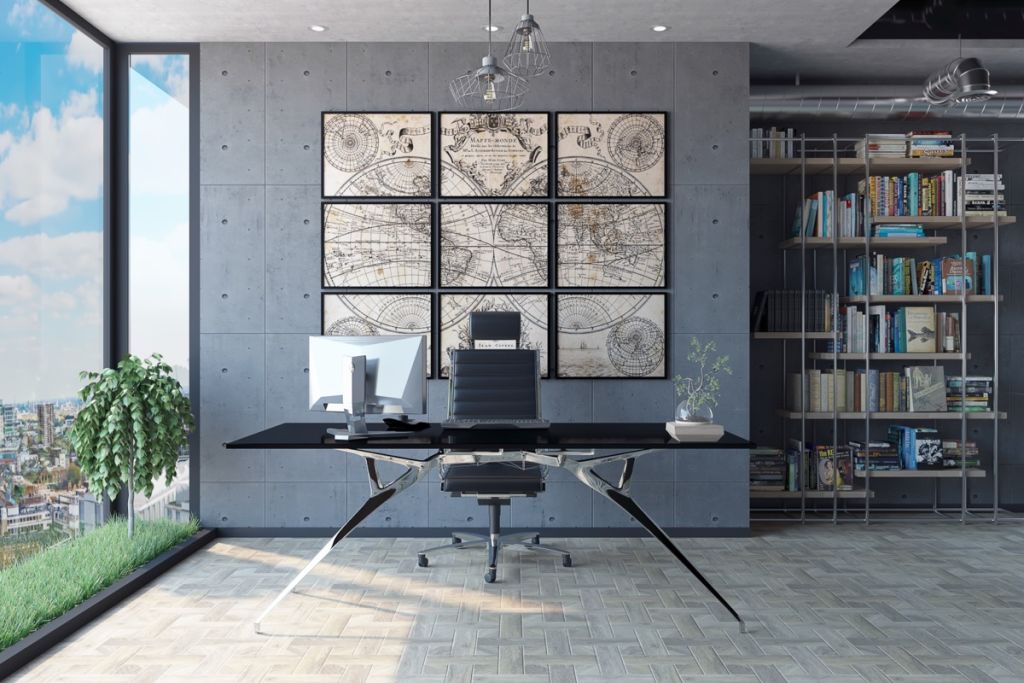 industrial-home-office-decor