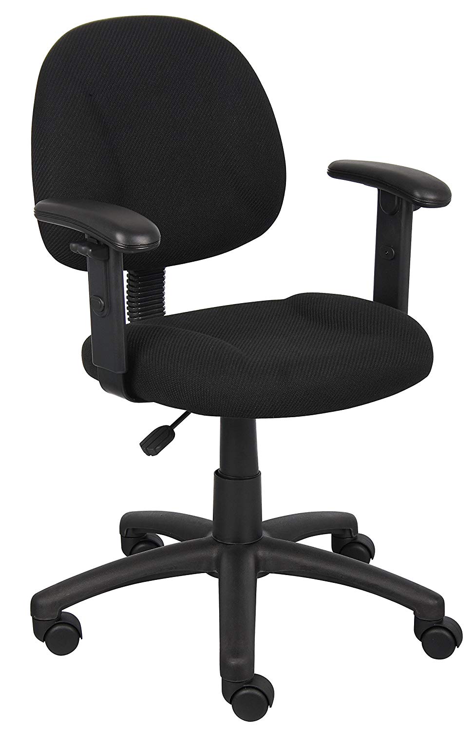 Boss Office Products B316-BK Perfect Posture Delux Fabric Task Chair