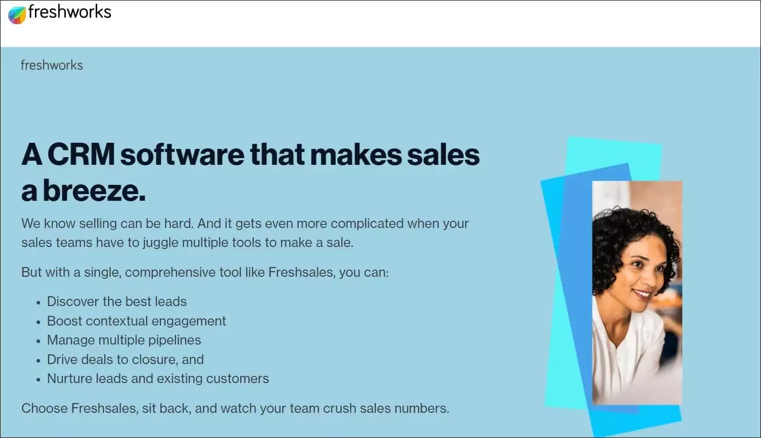 Freshsales CRM - Free CRM Applications 