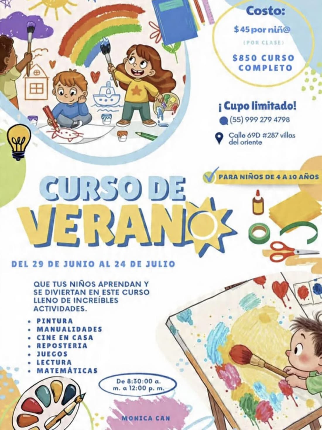 Monica Can - Curso de verano