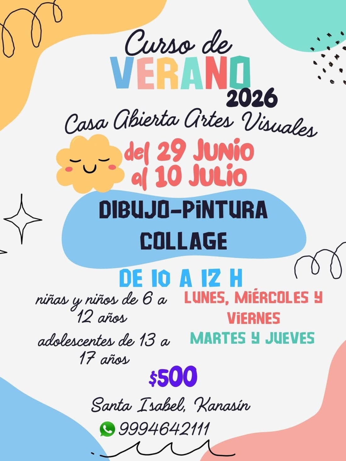 Casa Abierta Artes Visuales - Curso de Verano