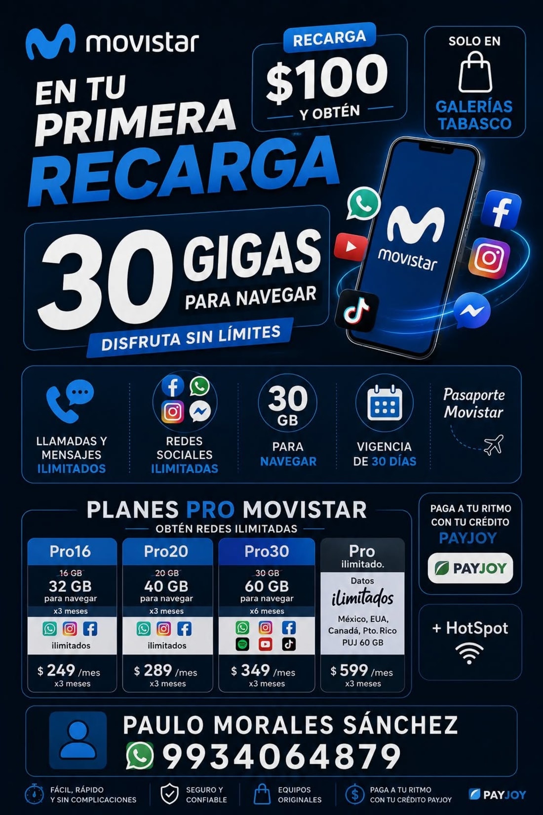 MOVISTAR Galerías Tabasco - Servicios de telecomunicaciones