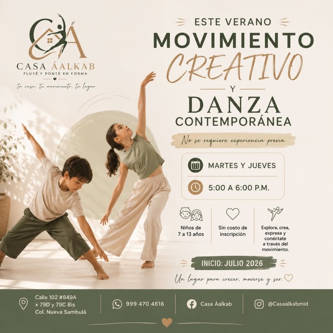 Casa Áalkab - Danza Contemporánea para Niños